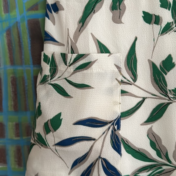 Monteau Los Angeles floral a-line tie strap pocket dress size small - Picture 3 of 10